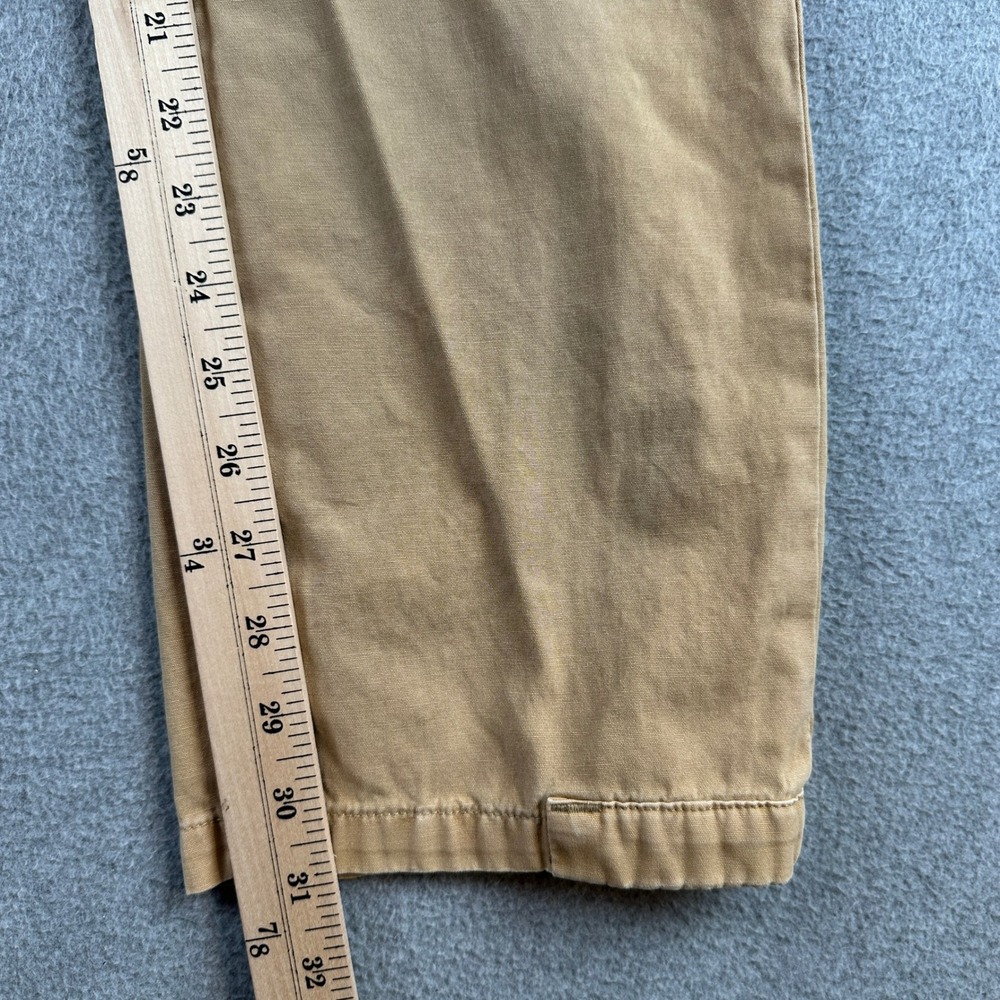 G-Star Raw Pants Mens 33 Tan Bronson Chino Straight GS 3301 Button Fly Khaki - Picture 11 of 12